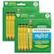 Ticonderoga My First Short Wooden Pencils, Yellow Large Triangle Barrel With Eraser, 24PK X33012 - alternate 1